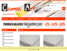 Tablet Screenshot of campa-art.pl